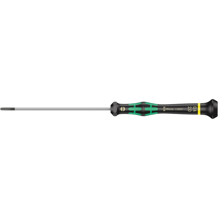 Wera 2035 Screwdriver for slotted screws for electronic applications, 0.40 x 2 x 100 mm