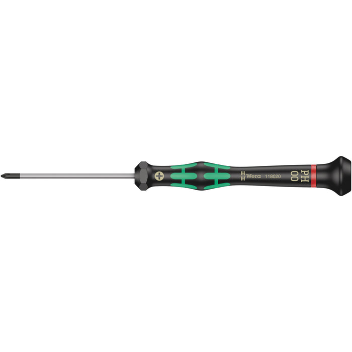 Wera 2050 PH Screwdriver for Phillips screws for electronic applications, PH 00 x 60 mm