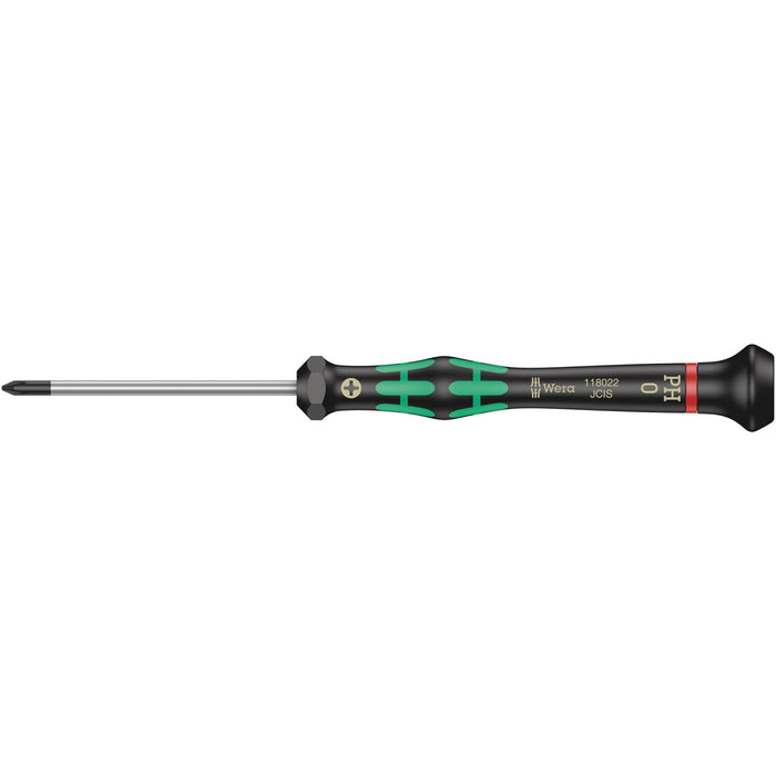 Wera 2050 PH Screwdriver for Phillips screws for electronic applications, PH 0 x 60 mm