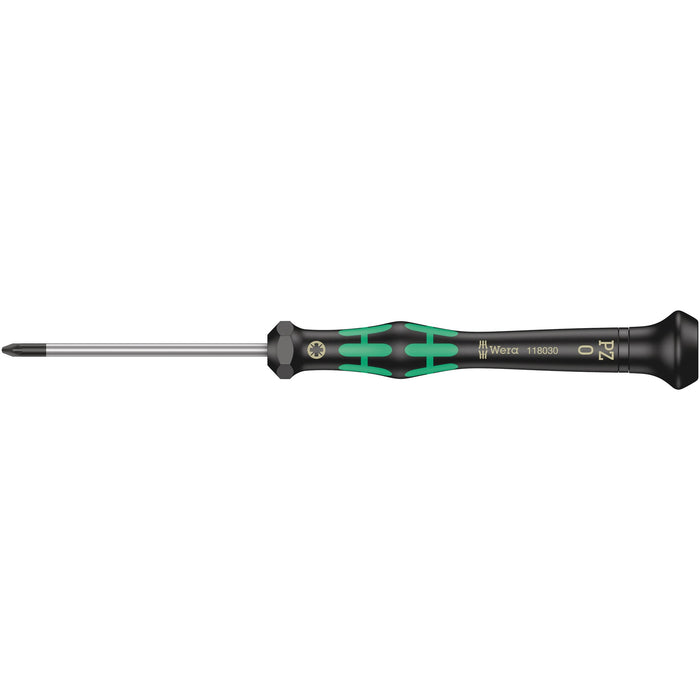 Wera 2055 PZ Screwdriver for Pozidriv screws for electronic applications, PZ 0 x 60 mm