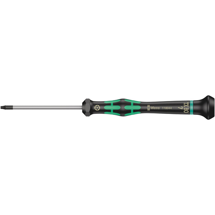 Wera 2067 TORX® BO Screwdriver for tamper-proof TORX® screws for electronic