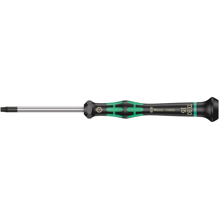 Wera 2067 TORX® BO Screwdriver for tamper-proof TORX® screws for electronic