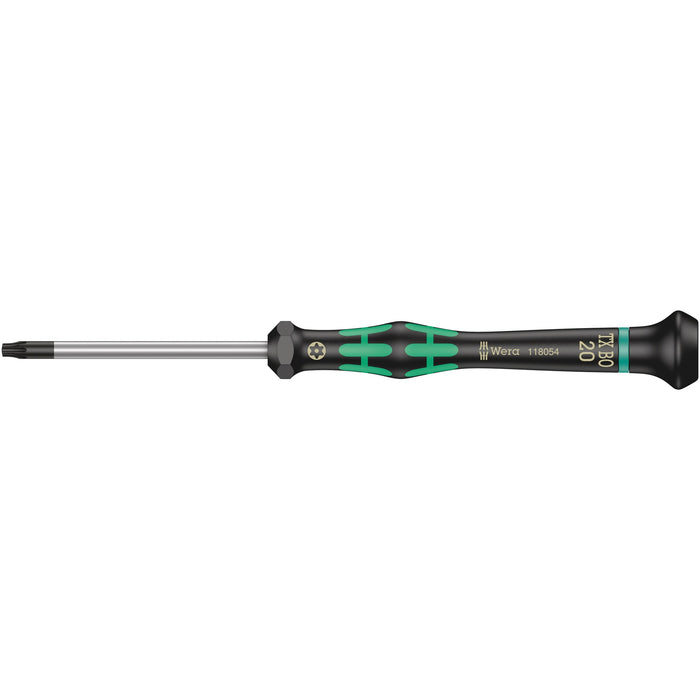 Wera 2067 TORX® BO Screwdriver for tamper-proof TORX® screws for electronic