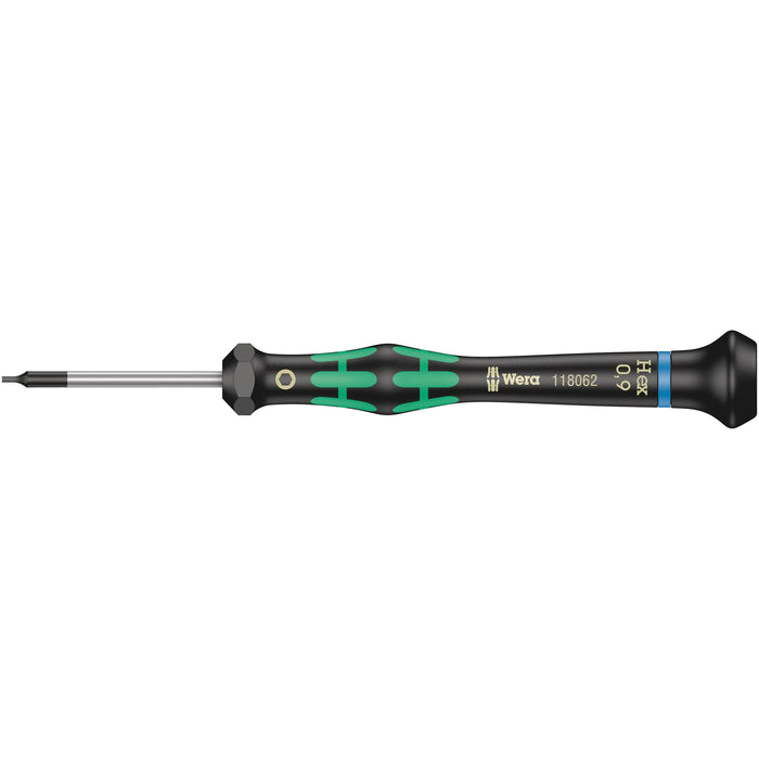 Wera 2054 Screwdriver for hexagon socket screws for electronic applications, 0.9 x 40