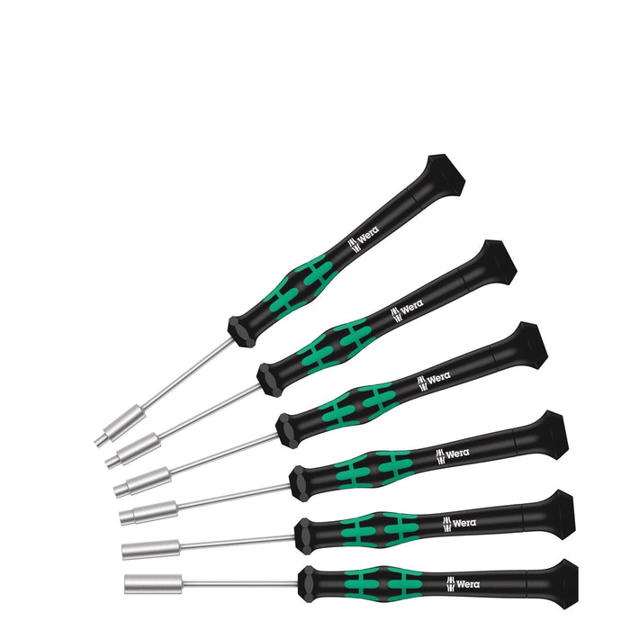 Wera 2069/6 Screwdriver set and rack for electronic applications, 6 pieces