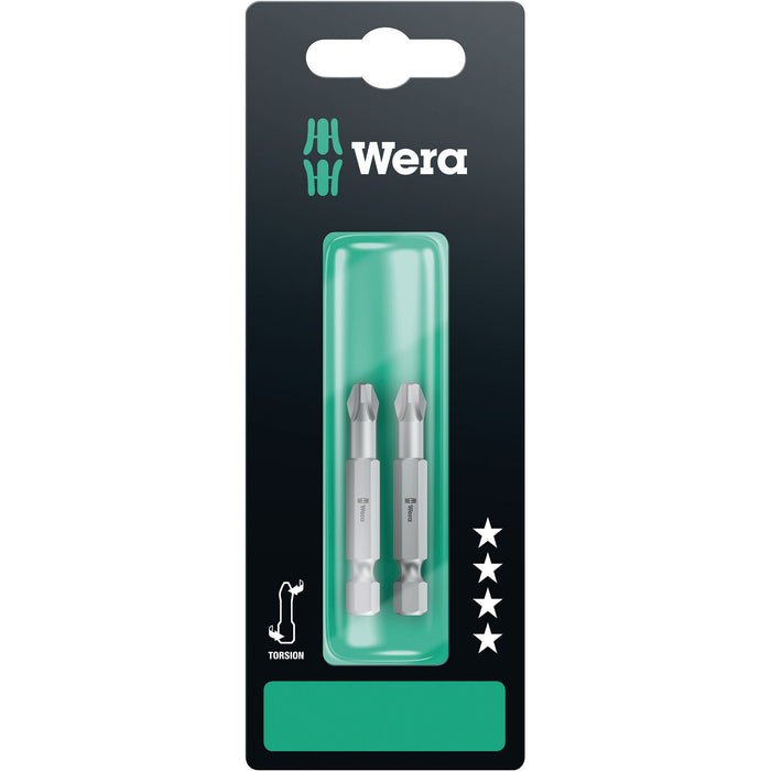 Wera 851/4 TZ SB bits, PH 3 x 50 mm, 2 pieces