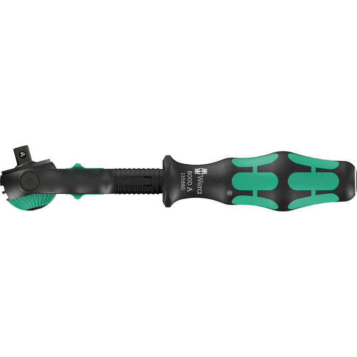 Wera 8000 A Black Edition Zyklop Speed Ratchet with 1/4" drive, 1/4" x 152 mm