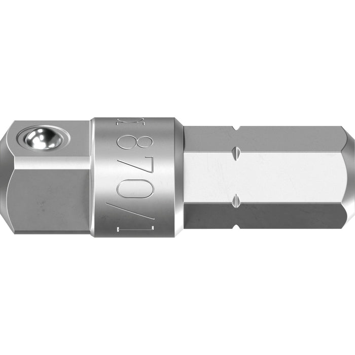 Wera 870/1 Adaptor, 1/4" x 25 mm