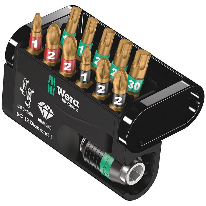 Wera Bit-Check 12 Diamond 1 SB, 12 pieces