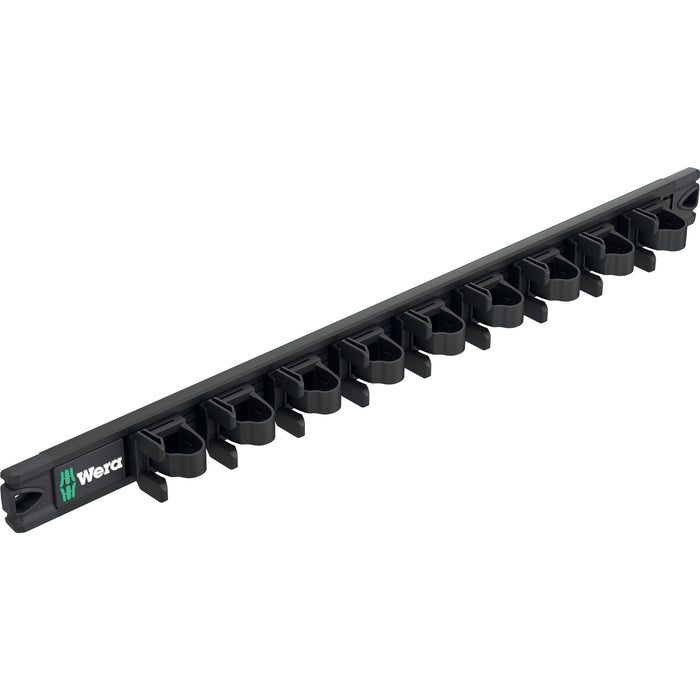Wera 9611 Magnetic rail for up to 9 Kraftform screwdrivers, empty, 30 x 400 mm