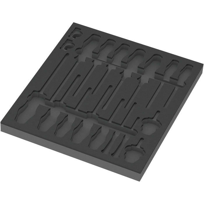 Wera 9810 Foam insert screwdriver set 1, empty, 344 x 30 x 392 mm