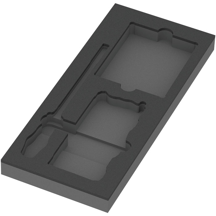 Wera 9850 Foam insert Kraftform Kompakt and Tool-Check PLUS set 1, empty, 172 x 30 x