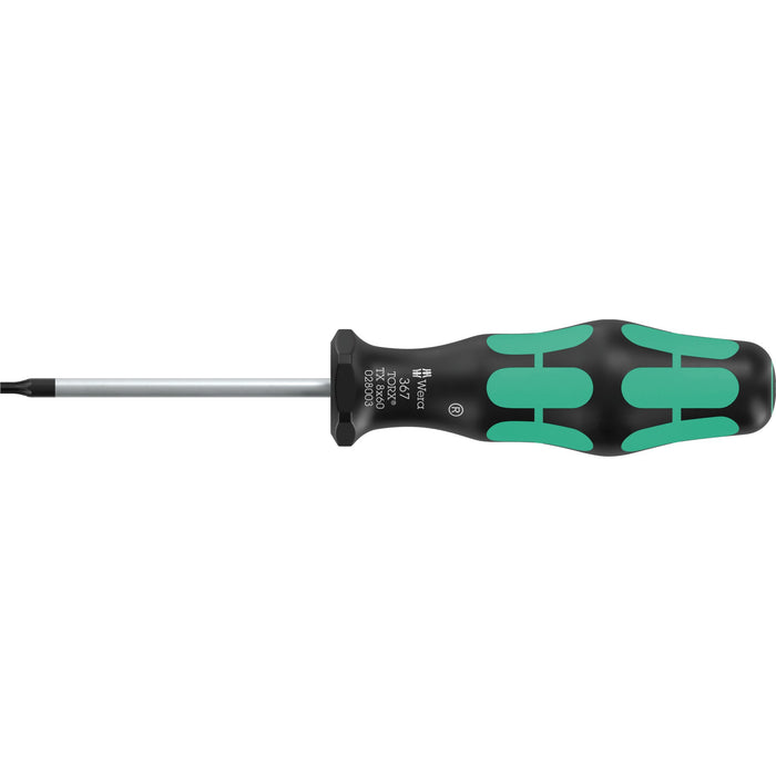 Wera 367 TORX® BO Screwdriver for tamper-proof TORX® screws, TX 8 x 60 mm
