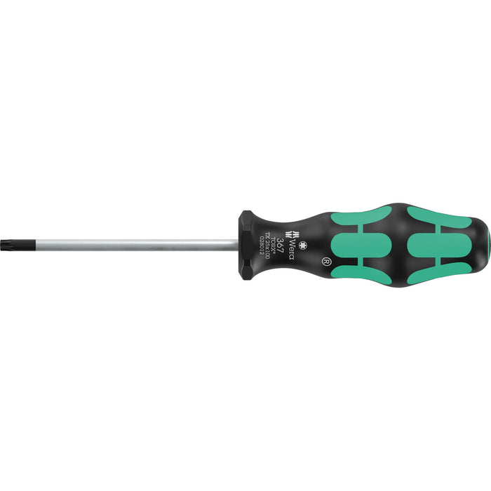Wera 367 TORX® BO Screwdriver for tamper-proof TORX® screws, TX 25 x 100 mm