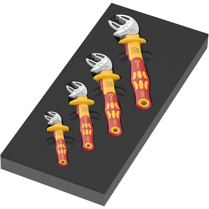 Wera 9734 Foam insert 6004 Joker VDE set 1, 4 pieces