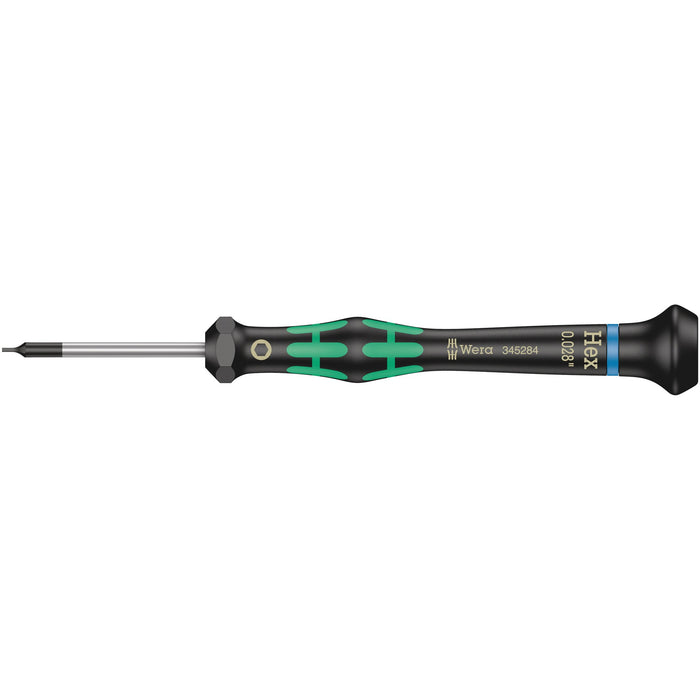 Wera 2054 Screwdriver for hexagon socket screws for electronic applications, 0.028" x