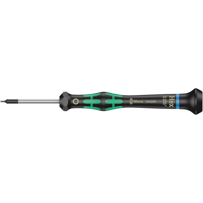 Wera 2054 Screwdriver for hexagon socket screws for electronic applications, 0.035" x