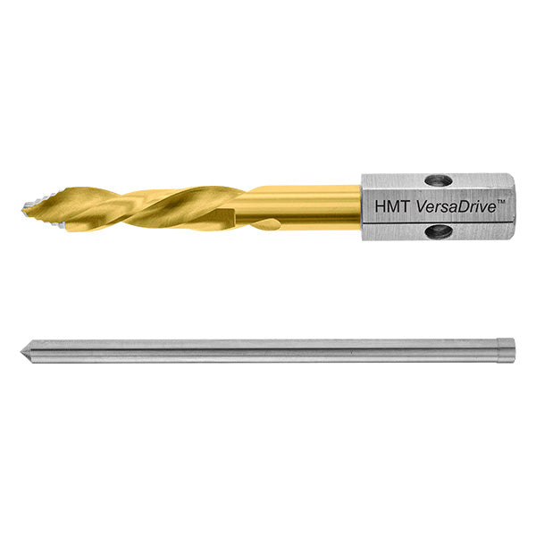 Versadrive TCT Holecutter Upgrade Kit 1 x Turbotip 6.35mm & 1 x Pilot Pin - Hurstbourne Forge Welding Supplies