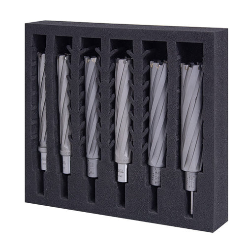 HMT CarbideMax 110 TCT Cutter InsertFoam Set 14,18,22, 24, 26mm + 2 pilots - Hurstbourne Forge Welding Supplies