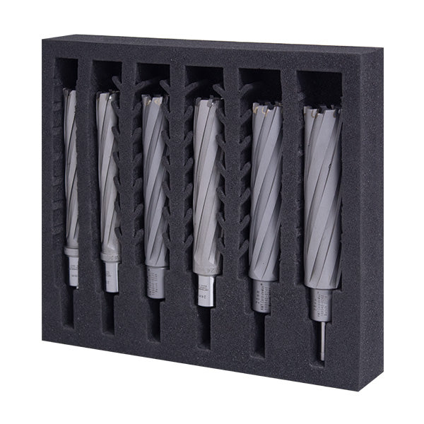 HMT CarbideMax 110 TCT Cutter InsertFoam Set 14,18,22, 24, 26mm + 2 pilots - Hurstbourne Forge Welding Supplies