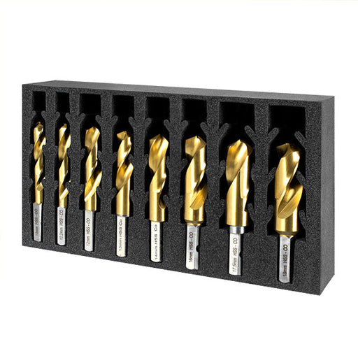 HMT VersaDrive HSS-Cobalt Drill Bit Set 3/16, 1/4, 5/16, 3/8, 27/64, 7/16, 1/2, 9/16" - Hurstbourne Forge Welding Supplies