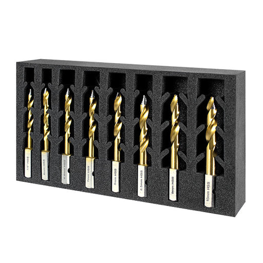 HMT VersaDrive TurboTip Impact Drill Bit InsertFoam Set, 6, 6.8, 7, 8, 8.5, 9, 10, 10.5mm - Hurstbourne Forge Welding Supplies