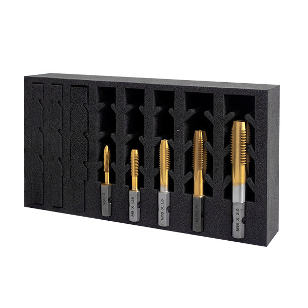 HMT VersaDrive ImpactaTap InsertFoam Set, 1/4, 5/16, 3/8, 1/2, 5/8 UNC - Hurstbourne Forge Welding Supplies
