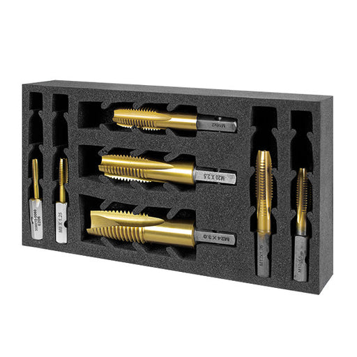 HMT VersaDrive ImpactaTap 7Pc InsertFoam Set: M6, M8, M10, M12, M16, M20, M24 - Hurstbourne Forge Welding Supplies