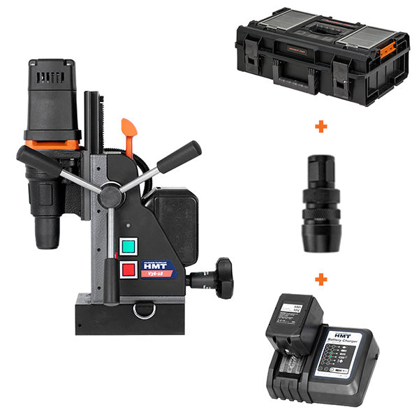 HMT Cordless V36-18 Magnet Drill - 2 x 9.0AH Kit - Hurstbourne Forge Welding Supplies