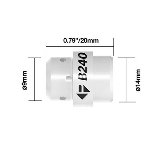 MIG Torch Gas Diffuser MB25 B2405W - Hurstbourne Forge Welding Supplies