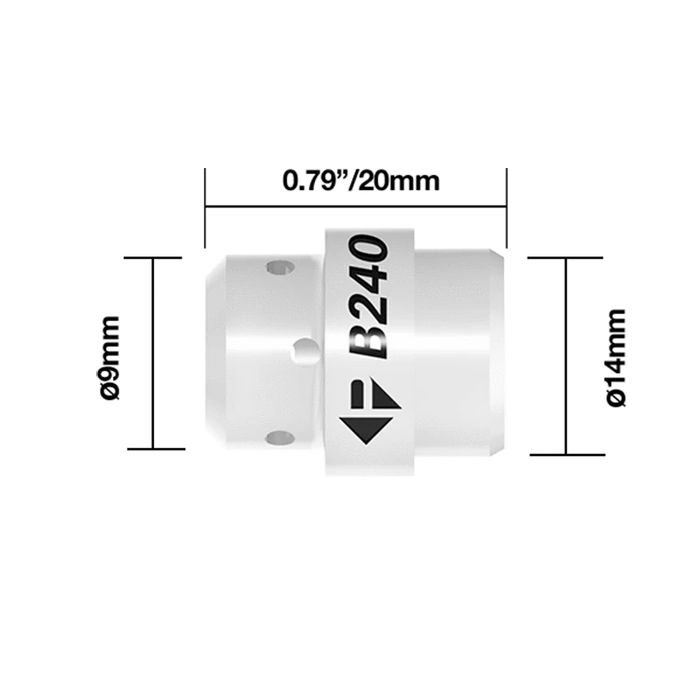 MIG Torch Gas Diffuser MB25 B2405W - Hurstbourne Forge Welding Supplies