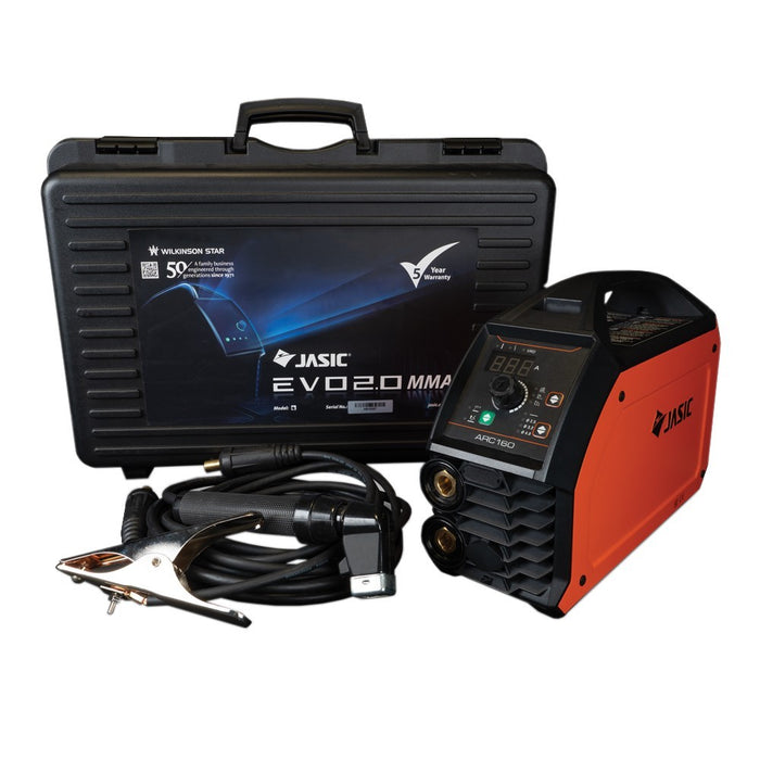 Jasic EVO POWER ARC 160 (including case and MMA leads) 230V