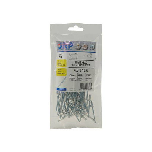 Steel/Steel Dome Rivets - 3.2x8 - Hurstbourne Forge Welding Supplies