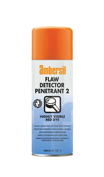 Ambersil Flaw Detector Step 2 - Penetrant - Hurstbourne Forge Welding Supplies