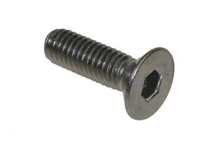 Bolts Socket Head CSK - A2 M6x50 - Hurstbourne Forge Welding Supplies