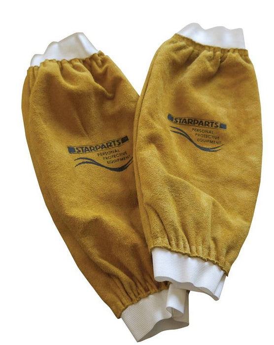 Welders Sleeves 18", Gold (pair) - Hurstbourne Forge Welding Supplies