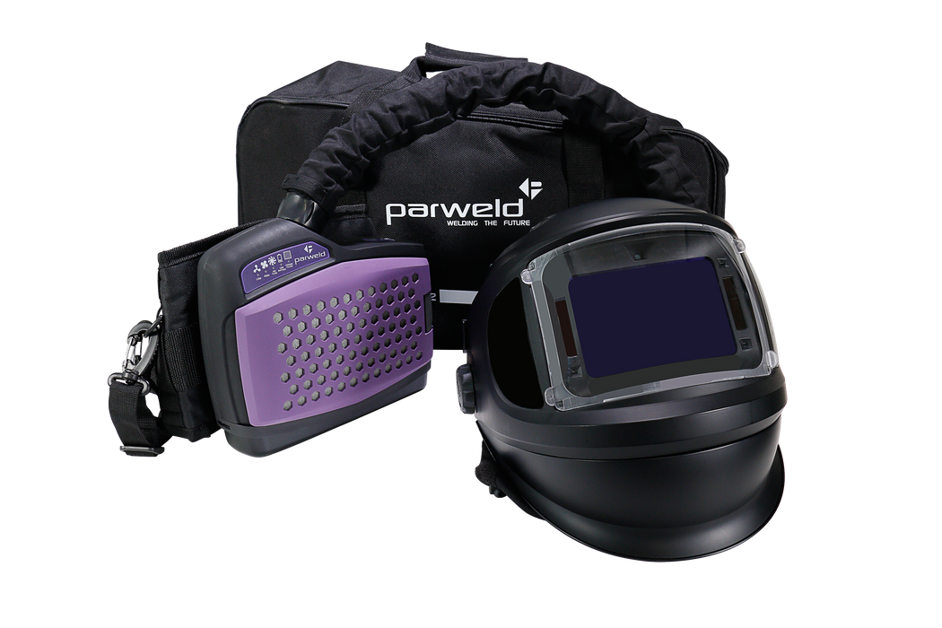 Parweld XR943A Welding/Grinding PAPR Helmet - Hurstbourne Forge Welding Supplies