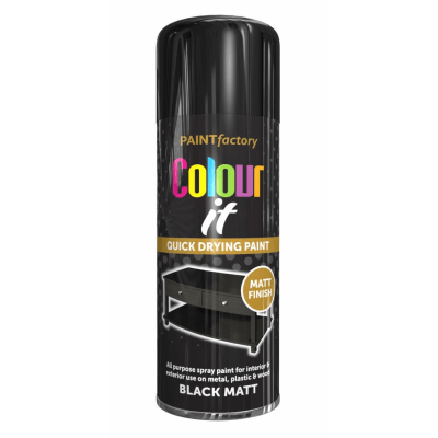 Spray Paint Matt Black - Hurstbourne Forge Welding Supplies