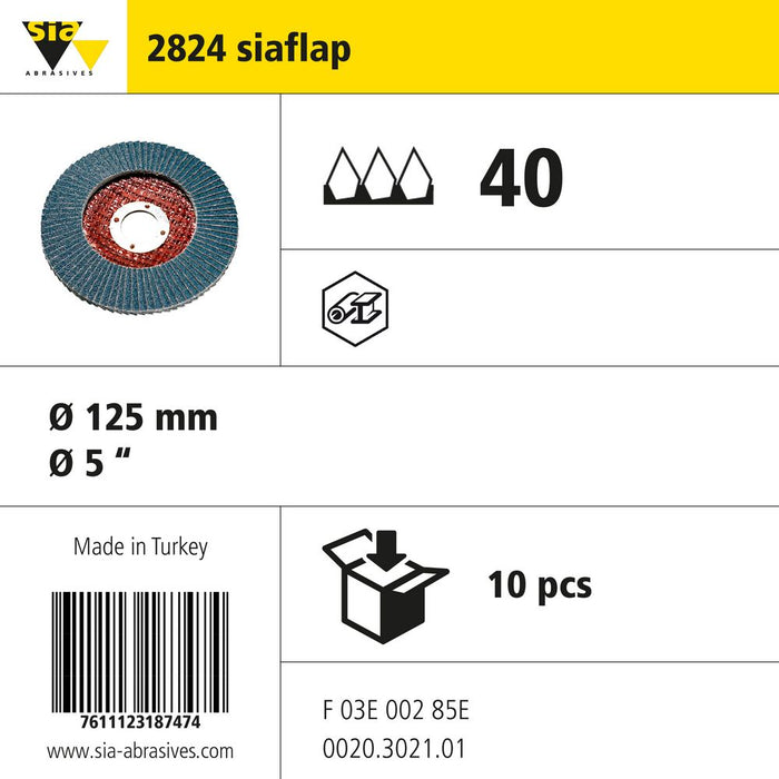 Product info — 2824 siaflap Ø125mm P40
