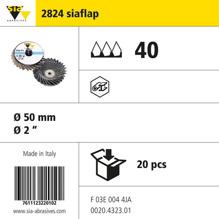 Product info — 2824 siaflap Ø50mm P40