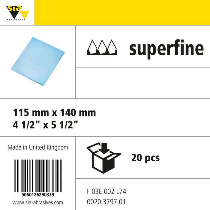 Product info — 9215 siafoam pad 140x5mm P1000