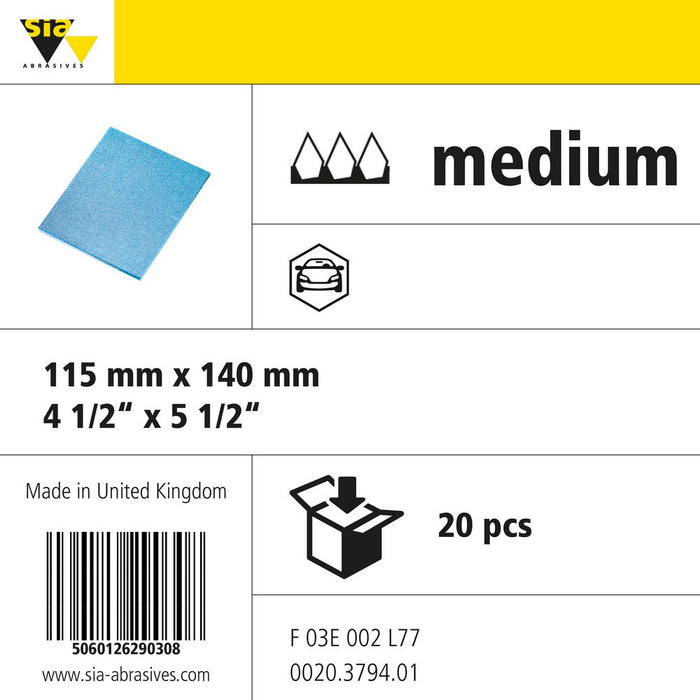 Product info — 9215 siafoam pad 140x5mm P280