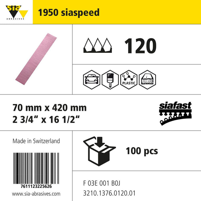 Product info — 1950 siaspeed 70x420mm P120