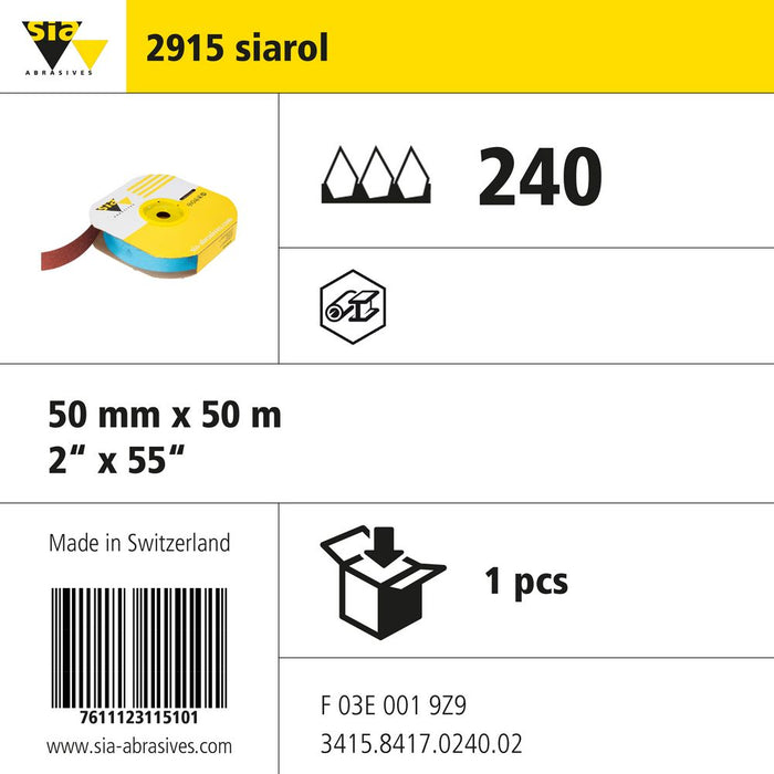 Product info — 2915 siarol 50x50000mm P240