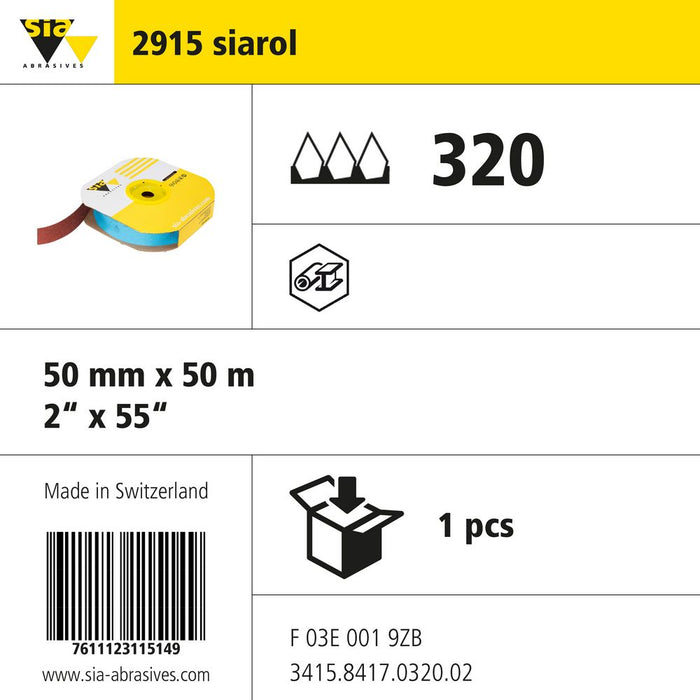 Product info — 2915 siarol 50x50000mm P320