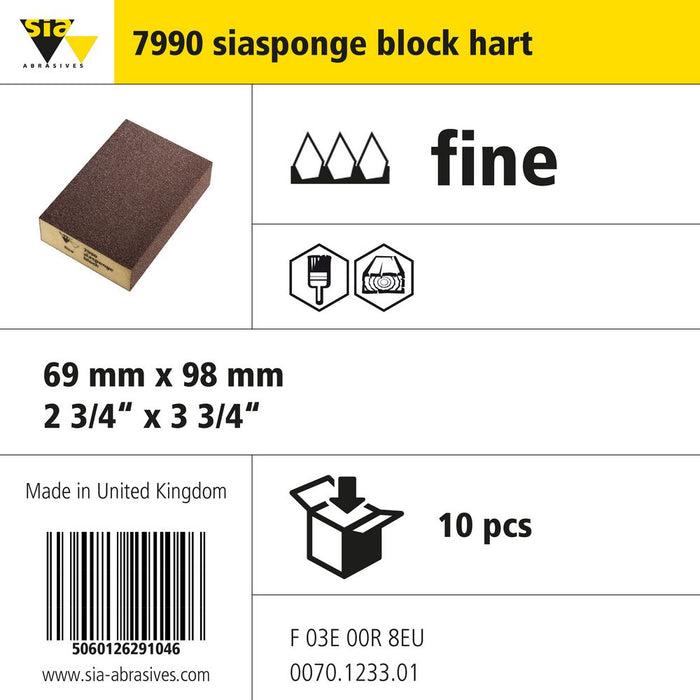 Product info — 7990 siafoam sponge 98x26mm P100