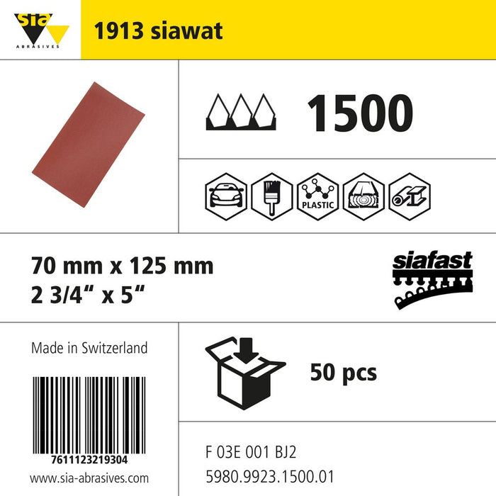 Product info — 1913 siawat standard 70x125mm P1500