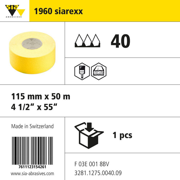 Product info — 1960 siarexx 115x50000mm P40
