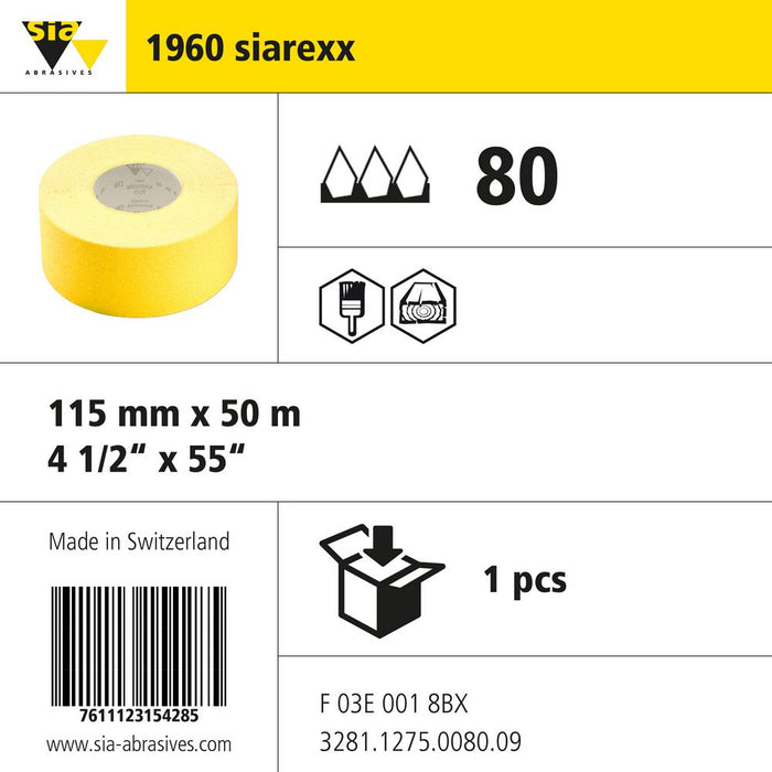 Product info — 1960 siarexx 115x50000mm P80