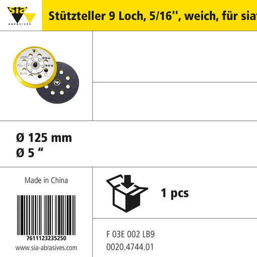 Product info — nan Ø125mm